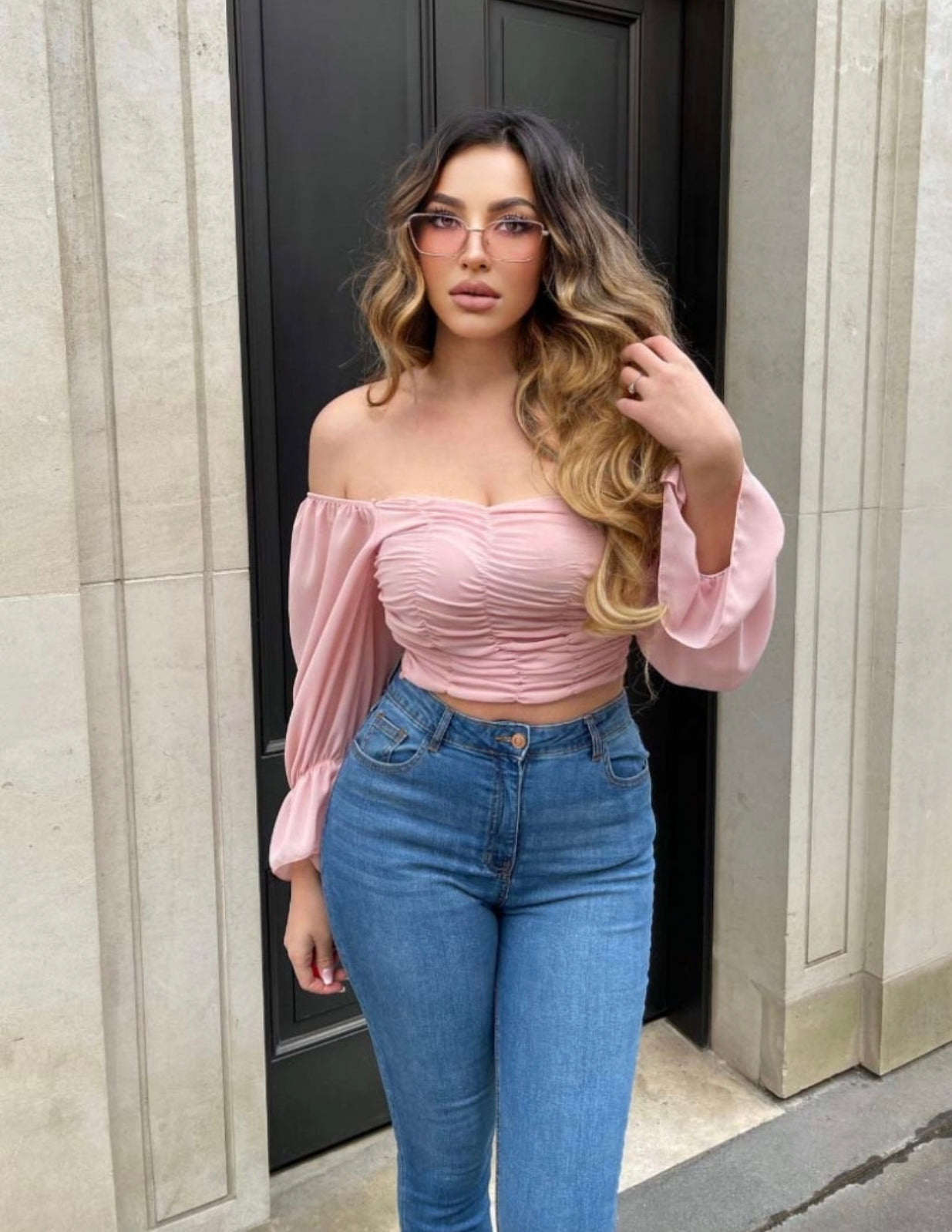 Prissy Puff Sleeve crop top